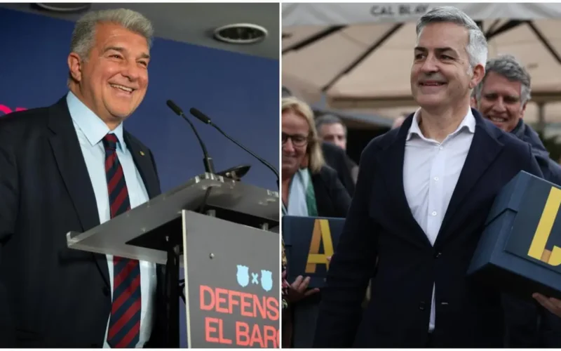 لابورتا يصف فونت بمهدد لمشروع برشلونة ويدعم ديكو كأفضل مدير رياضي